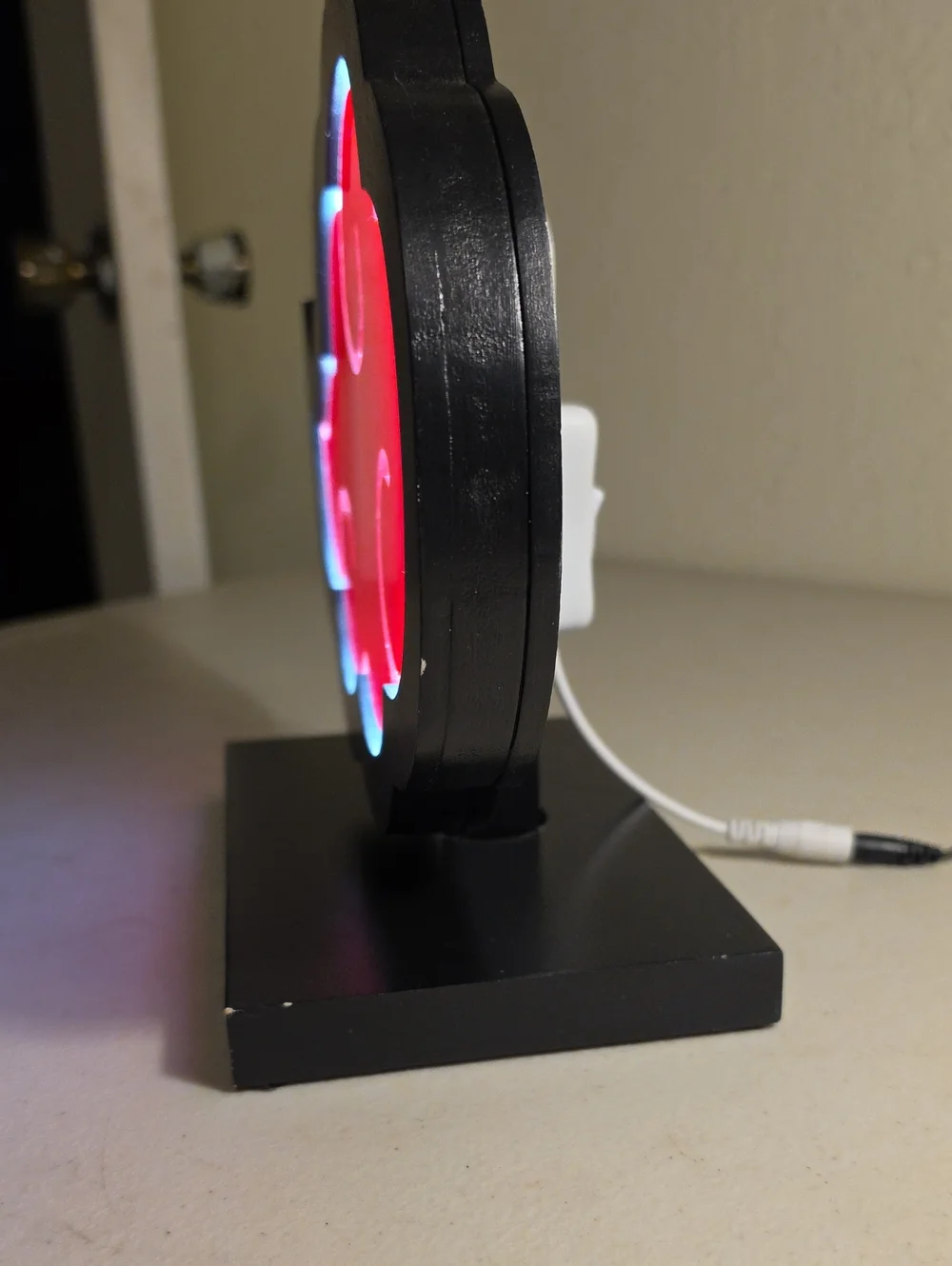Red & Black Cloud LED Neon Sign
